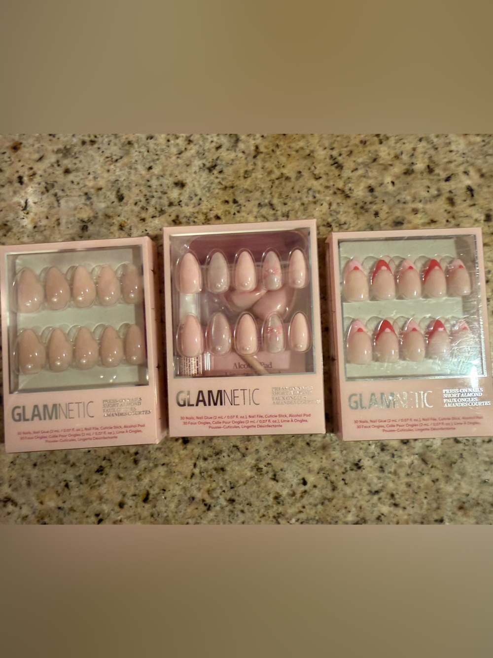 Glamnetic pearl lover Press-On Nails - 3-Pack